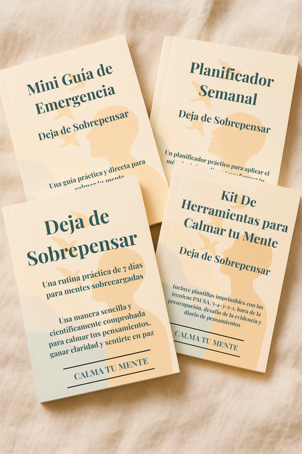 Dejá de Sobrepensar + 3 BONUS
